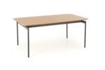 Stół rozkładany SMART 100x170 - 250 cm dąb naturalny / czarny do jadalni - obrazek 9