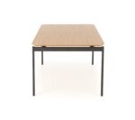 Stół rozkładany SMART 100x170 - 250 cm dąb naturalny / czarny do jadalni - obrazek 10