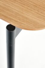 Stół rozkładany SMART 100x170 - 250 cm dąb naturalny / czarny do jadalni - obrazek 13