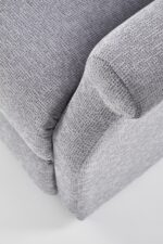 Fotel rozkładany AGUSTIN 75 cm popielaty z funkcją relax do salonu - obrazek 5