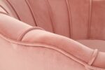 Fotel wypoczynkowy AMORINITO 81 cm różowy velvet do salonu - obrazek 9