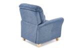 Fotel rozkładany BARD 90 cm niebieski z funkcją relax do salonu - obrazek 4