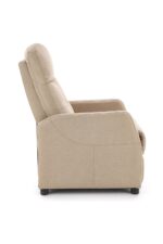 Fotel rozkładany FELIPE 64 cm beżowy z funkcją relax do salonu - obrazek 3