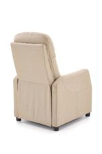 Fotel rozkładany FELIPE 64 cm beżowy z funkcją relax do salonu - obrazek 6