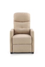 Fotel rozkładany FELIPE 64 cm beżowy z funkcją relax do salonu - obrazek 9