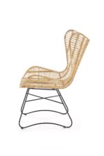 Fotel wypoczynkowy INDIANA rattan naturalny naturalny do salonu - obrazek 3