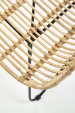 Fotel wypoczynkowy INDIANA rattan naturalny naturalny do salonu - obrazek 4
