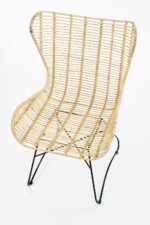 Fotel wypoczynkowy INDIANA rattan naturalny naturalny do salonu - obrazek 8