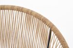 Fotel rattanowy BARI 60 cm naturalny do salonu - obrazek 6