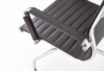 Fotel gabinetowy PRESTIGE SKID eco skóra czarny do biura - obrazek 4