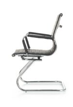 Fotel gabinetowy PRESTIGE SKID eco skóra czarny do biura - obrazek 6