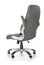 Fotel gabinetowy SATURN 67 cm popielaty do biura i gabinetu - obrazek 3