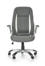 Fotel gabinetowy SATURN 67 cm popielaty do biura i gabinetu - obrazek 6