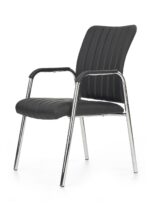Fotel pracowniczy VIGOR 53 cm czarny zestaw 4 szt do biura i gabinetu - obrazek 4