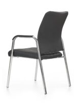 Fotel pracowniczy VIGOR 53 cm czarny zestaw 4 szt do biura i gabinetu - obrazek 5
