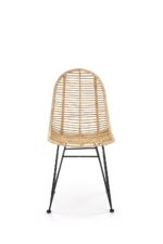 Krzesło K337 rattan naturalny naturalny do jadalni - obrazek 4
