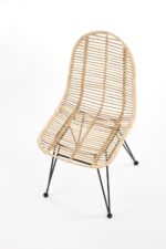 Krzesło K337 rattan naturalny naturalny do jadalni - obrazek 7