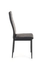 Krzesło K70 eco skóra czarny do salonu - obrazek 2
