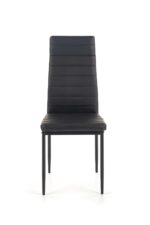 Krzesło K70 eco skóra czarny do salonu - obrazek 4