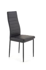 Krzesło K70 eco skóra czarny do salonu - obrazek 7