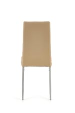 Krzesło K70 eco skóra jasny brąz / popiel do salonu - obrazek 2