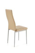Krzesło K70 eco skóra jasny brąz / popiel do salonu - obrazek 5