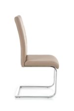 Krzesło K85 eco skóra cappuccino do salonu - obrazek 2