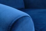 Fotel rozkładany AGUSTIN 2 75 cm granatowy velvet BLUVEL z funkcją relax - obrazek 6