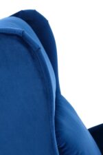 Fotel rozkładany AGUSTIN 2 75 cm granatowy velvet BLUVEL z funkcją relax - obrazek 8