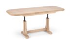 Stół TYMON 2 ławo 125 - 164x65 cm dąb sonoma MDF do jadalni - obrazek 2