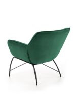 Fotel wypoczynkowy BELTON 74 cm zielony velvet do salonu - obrazek 3