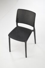 Krzesło z tworzywa K514 polipropylenowe czarny do jadalni - obrazek 4