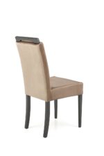 Krzesło CLARION 2 42 cm jasny brąz / czarny do jadalni - obrazek 2