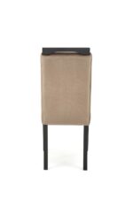 Krzesło CLARION 2 42 cm jasny brąz / czarny do jadalni - obrazek 6
