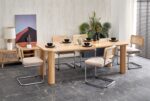 Stół rozkładany ELEFANTE PROSTOKĄT 100x160 - 240 cm dąb naturalny MDF do jadalni - obrazek 3