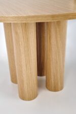 Stół ELEFANTE OKRĄGŁY 120x120 cm dąb naturalny MDF do jadalni - obrazek 9