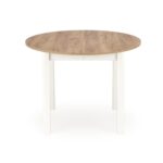 Stół rozkładany RINGO 102x102 - 142 cm dąb craft / biały MDF do jadalni - obrazek 10