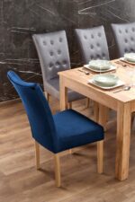 Stół rozkładany SEWERYN 160/300 cm 90x160 - 300 cm dąb craft MDF do jadalni - obrazek 4