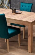 Stół rozkładany SEWERYN 160/300 cm 90x160 - 300 cm dąb craft MDF do jadalni - obrazek 3