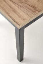 Stół rozkładany TIAGO KWADRAT 90x90 - 125 cm dąb craft / czarny MDF do jadalni - obrazek 13