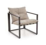 Zestaw ogrodowy SHARK 65 - 118 cm ciemny brąz / cappuccino na taras i do ogrodu - obrazek 9