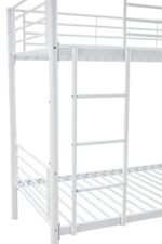 Łóżko piętrowe BUNKY 90x200 cm biały do sypialni - obrazek 6