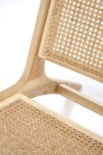 Fotel rattanowy FODEN 2 65 cm naturalny rattan do salonu - obrazek 8