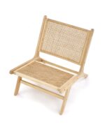 Fotel rattanowy FODEN 2 65 cm naturalny rattan do salonu - obrazek 11