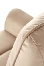 Fotel rozkładany SEMIR z USB 80 cm beżowy velvet do salonu - obrazek 7