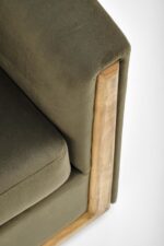Fotel wypoczynkowy ENRICO 77 cm zielony velvet do salonu - obrazek 8