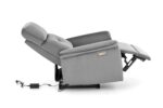 Fotel rozkładany SEMIR z USB 80 cm popielaty velvet do salonu - obrazek 8