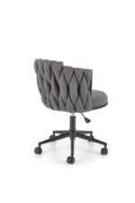 Fotel gabinetowy TALON 55 cm popielaty do biura i gabinetu - obrazek 4