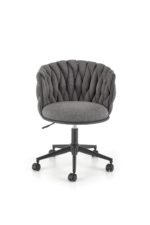 Fotel gabinetowy TALON 55 cm popielaty do biura i gabinetu - obrazek 3