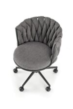 Fotel gabinetowy TALON 55 cm popielaty do biura i gabinetu - obrazek 9